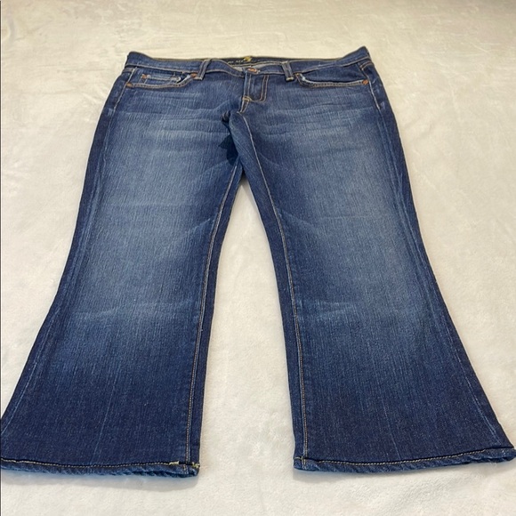 7 FOR ALL MANKIND SIZE 30 Women's Blue Jeans - Picture 1 of 8